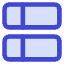 Dashboard Vertical Rectangle Split Left Icon from Core Duo Set