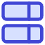 Dashboard Vertical Rectangle Split Right Icon from Core Duo Set