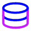 Database Solo Icon from Core Neon Set