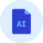 Ai File Icon from Kameleon Duo Set