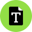 Text File Icon from Kameleon Pop Set