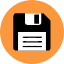 Floppy Disk Icon from Kameleon Pop Set