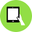 Ipad Hand Icon from Kameleon Pop Set