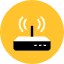 Wifi Router Icon from Kameleon Pop Set