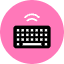 Wireless Keyboard Icon from Kameleon Pop Set