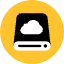 Cloud Storage Icon from Kameleon Pop Set