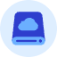Cloud Storage Icon from Kameleon Duo Set