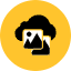 Images Cloud Icon from Kameleon Pop Set