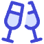Champagne Party Alcohol Icon from Core Duo Set