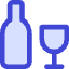 Wine Bottle And Glass Icon from Core Duo Set