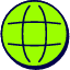 Globe 2 Icon from Stickies Duo Set