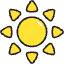 Sun Icon from Stickies Colors - Free Set