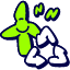 Wind Power Icon from Stickies Duo Set