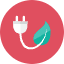 Eco Plug Icon from Kameleon Colors Set