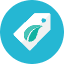 Eco Tag Icon from Kameleon Colors Set