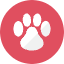 Footprint Icon from Kameleon Colors Set