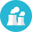 Nucelar Plant Icon from Kameleon Colors Set