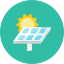 Solar Panel Icon from Kameleon Colors Set