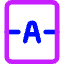 Auto Fit Column Width Icon from Core Neon Set