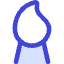 Brush Tip Vertical Icon from Core Duo Set
