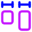 Equal Width Icon from Core Neon Set