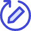 Rewrite Rephrase Pen Arrow Icon from Core Duo Set