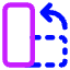 Rotate Content Left Icon from Core Neon Set