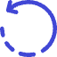 Rotate Left Dash 1 Icon from Core Duo Set