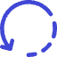 Rotate Left Dash 3 Icon from Core Duo Set
