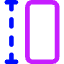 Row Height Icon from Core Neon Set