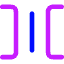 Spacing Horizontal Icon from Core Neon Set