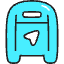 Mailbox 2 Icon from Stickies Colors - Free Set