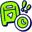 Mailbox Recieve Time Icon from Stickies Duo Set