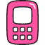 Mobile Phone Icon from Stickies Colors - Free Set