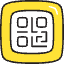 Qr Code Icon from Stickies Colors - Free Set