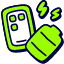 Smart Phone Battery Icon from Stickies Duo Set