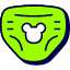 Baby Diapers Icon from Stickies Duo Set