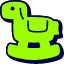 Horse Ride Icon from Stickies Duo Set