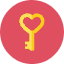 Heart Key Icon from Kameleon Colors - Free Set