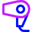 Hair Dryer Icon from Core Neon Set