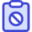 Clipboard Block Icon from Core Duo Set