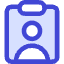Clipboard Task Person In Charge Icon from Core Duo Set