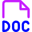 File Doc Icon from Core Neon Set