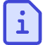 File Document Info Quick Reference Icon from Core Duo Set