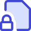 File Lock Icon from Core Duo Set