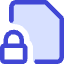 File Lock Icon from Core Duo Set
