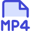 File Mp4 Icon from Core Duo Set