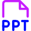 File Ppt Icon from Core Neon Set