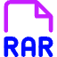 File Rar Icon from Core Neon Set