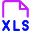 File Xls Icon from Core Neon Set